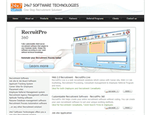 Tablet Screenshot of 24x7softech.com